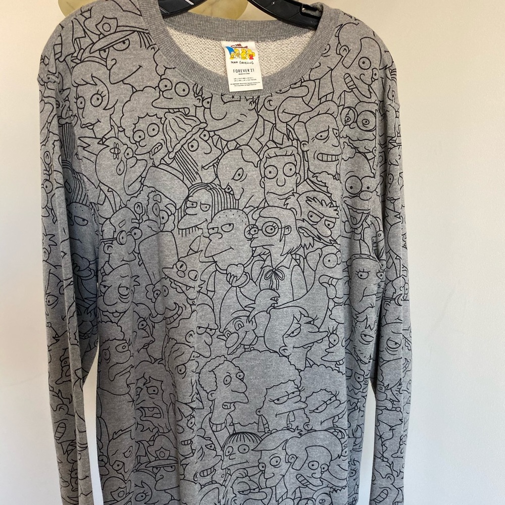Forever 21 x Simpson collaboration crewneck